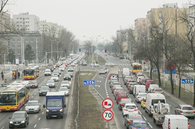 Zakorkowana Wisłostrada