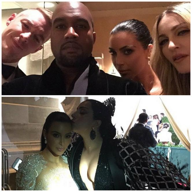 Met Gala 2015: Kim Kardashian chwali się selfie z gwiazdami! ZDJĘCIA