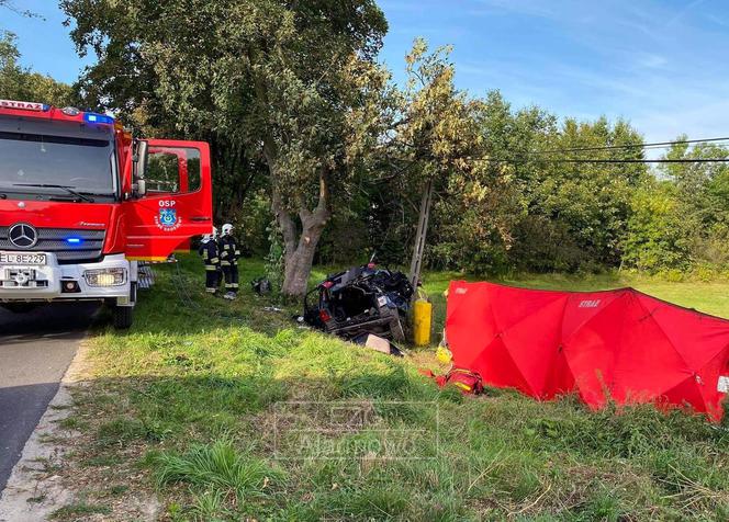 Nie żyje młoda kobieta. Potworny wypadek pod Łodzią