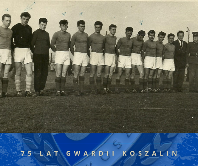Na zdjęciu Klub Gwardia Koszalin w 1959 roku