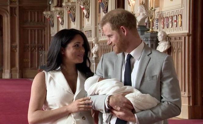 Meghan Markle i książę Harry po raz pierwszy z synem