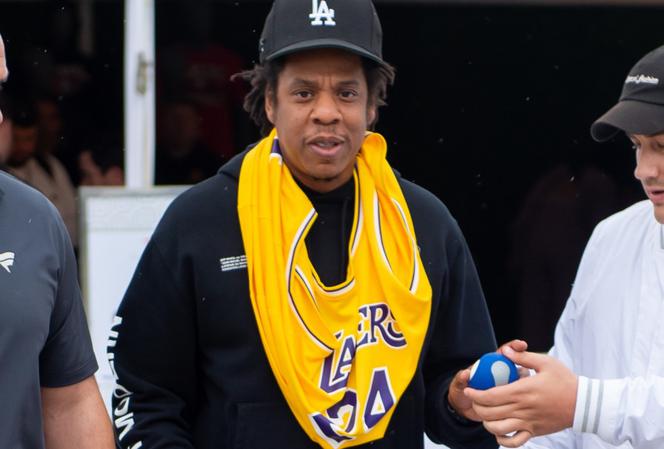Jay-Z w koszulce Kobe Bryanta