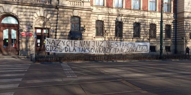 Protest taksówkarzy