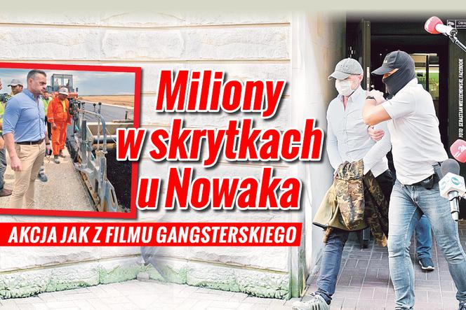 Miliony w skrytkach u Nowaka. Akcja jak z filmu gangsterskiego