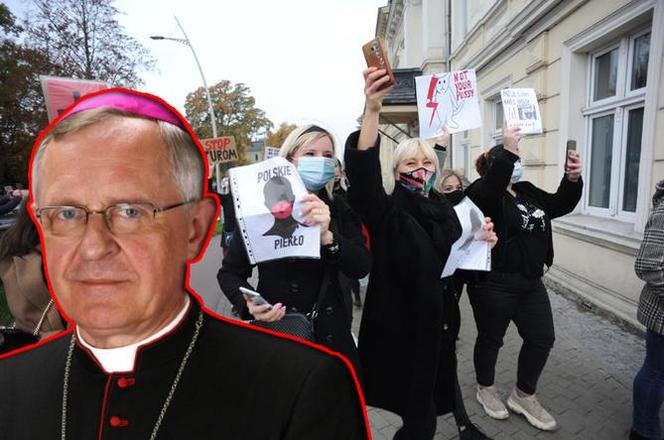 Protest Kobiet w Koszalinie. Niespodziewane słowa biskupa Dajczaka. Mówi o wrogach