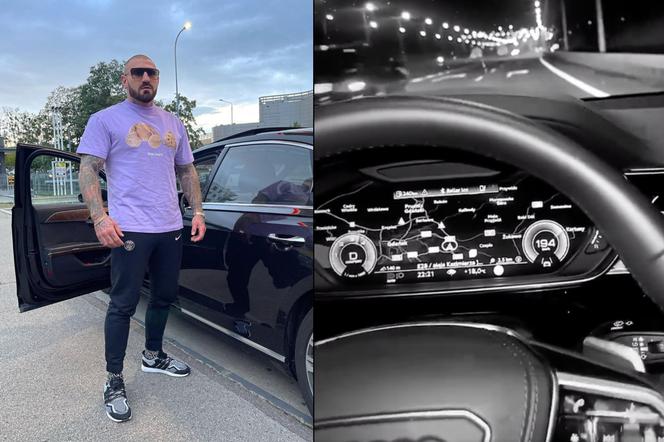 Kizo nagrywa, jak pędzi prawie 200 km/h