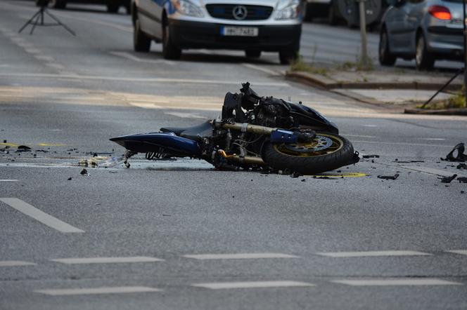 Bytom. Śmiertelny wypadek na DW 911. Nie żyje 40-letni motocyklista