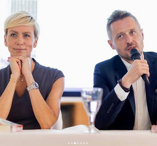 Anita Werner z mężem promuje książkę