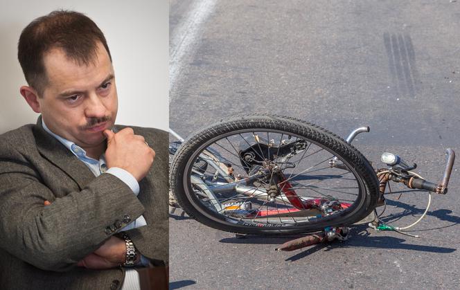 Artur Zawisza potracił rowerzystkę