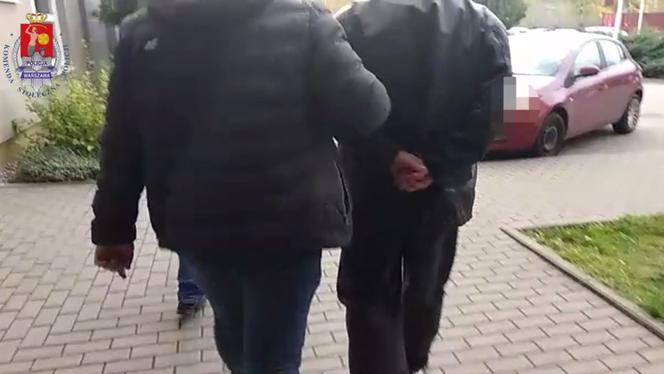 Zatrzymany mężczyzna
