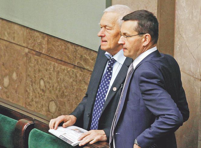 Kornel Morawiecki i Mateusz Morawiecki