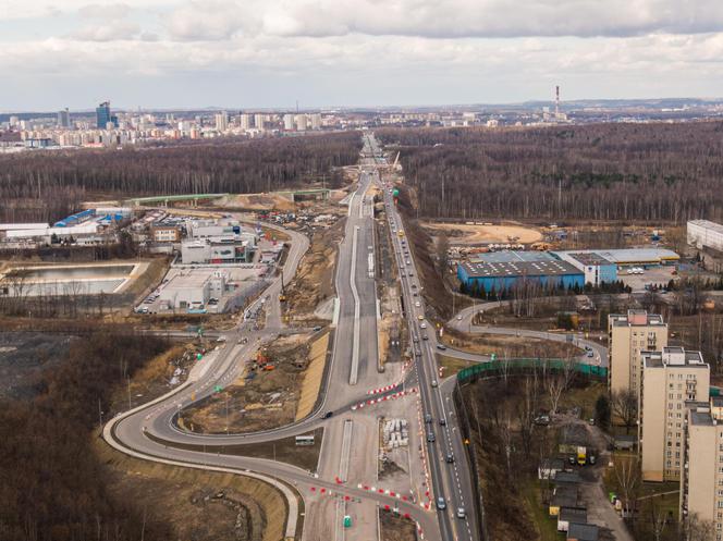 Katowice. Nowy odcinek DK86 w stronę Tychów ma być gotowy do końca wakacji