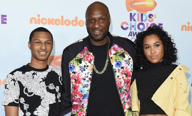 Lamar Odom z dziećmi