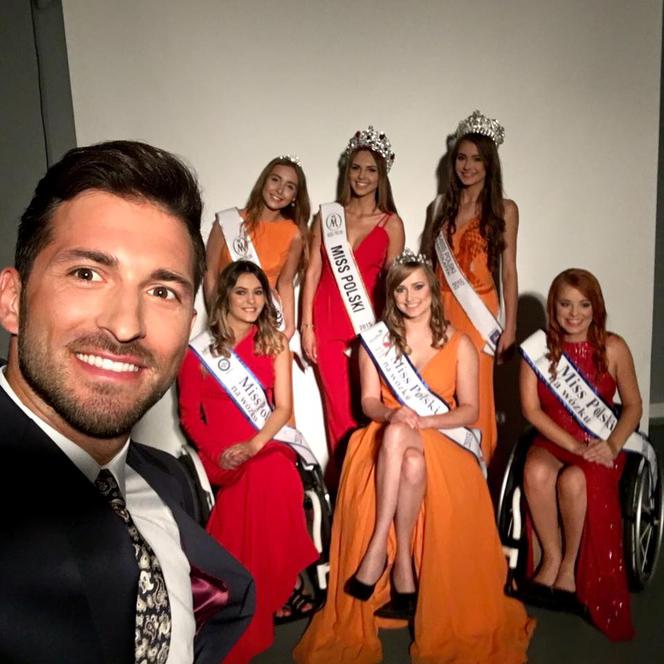 Rafał Maślak wspiera Miss Polski na wózku 2016