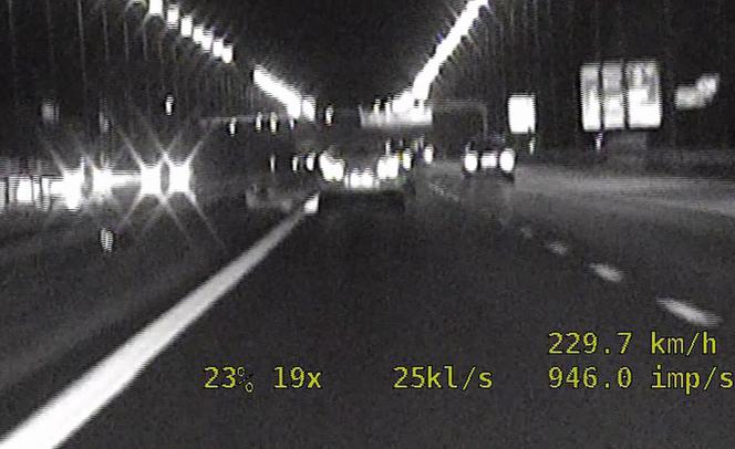 Szokujący rajd ekspresówką w Śląskiem