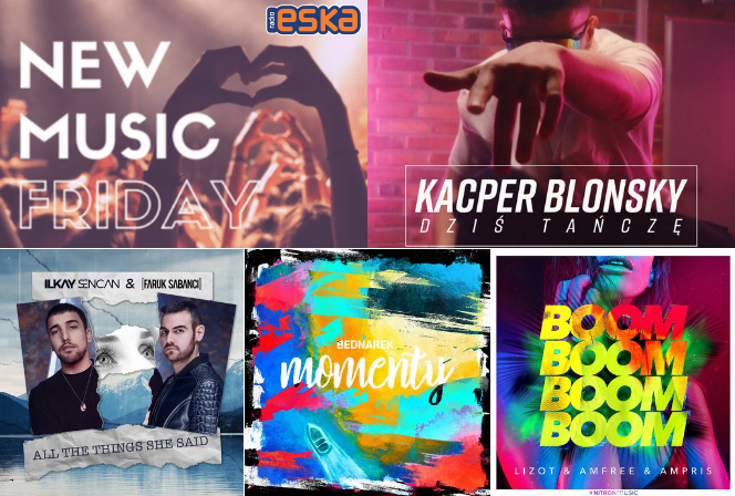 Kacper Blonsky, Kamil Bednarek i dwa wielkie hity w nowych wersjach w New Music Friday w Radiu ESKA!