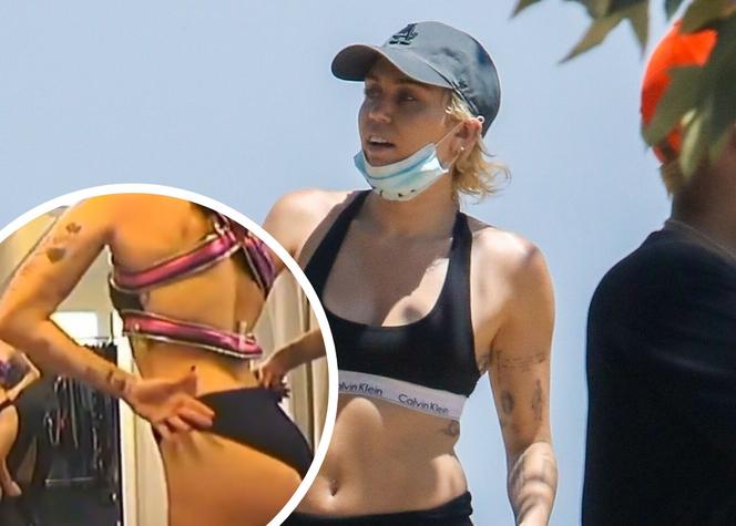 Miley Cyrus ćwiczy przed Super Bowl