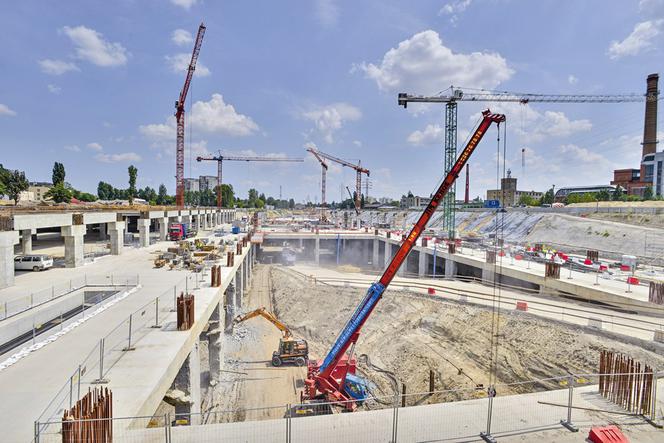 dworzec lodz fabryczna konstrukcja stropu