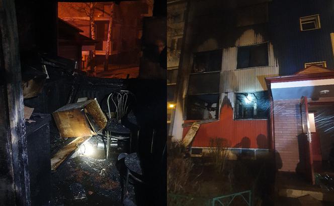 Tragiczny pożar w Kleosinie 30.11.2021
