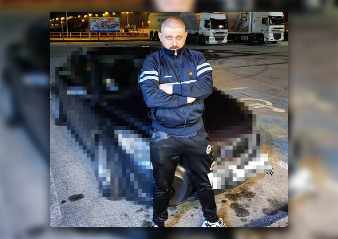 Takim autem jeździ Damian Nagana z Gogglebox