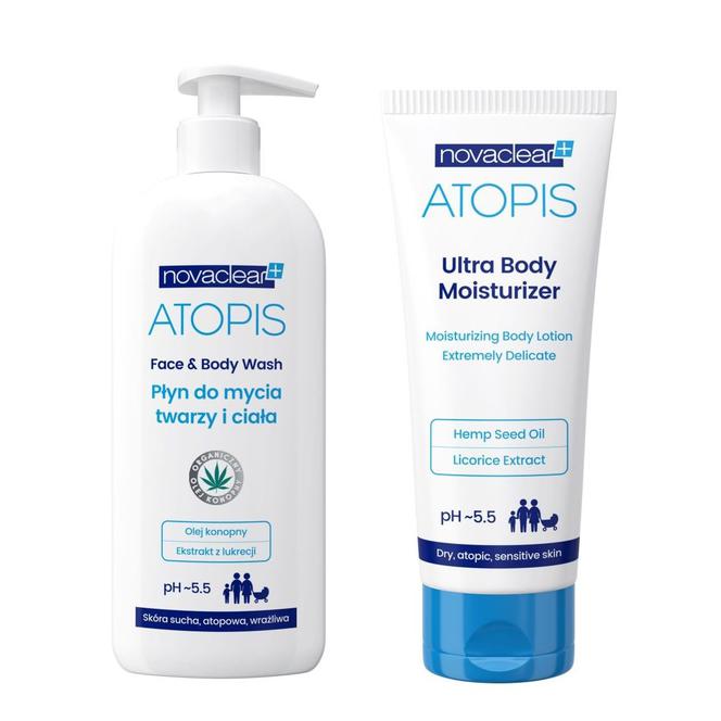 Atopis face wash + balsam