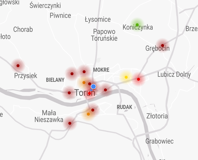 Bardzo zła jakość powietrza nad Toruniem. Dziś lepiej ograniczać spacery