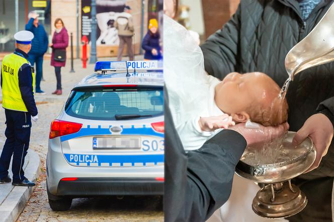 Zorganizowali w restauracji CHRZCINY! Policja WTARGNĘŁA do lokalu