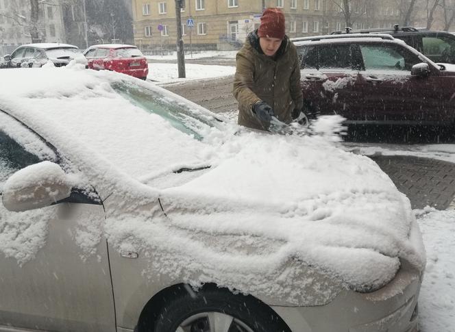 Zima zaskoczyła Warszawę
