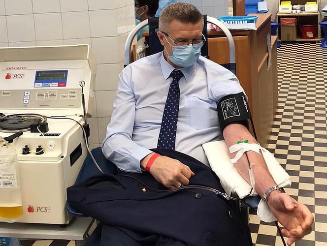 Bogdan Wenta nie do zdarcia! Oddał osocze po raz TRZECI! Mój organizm wytworzył na tyle dużo przeciwciał