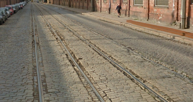 Ulica Potulicka w Szczecinie przed przebudową