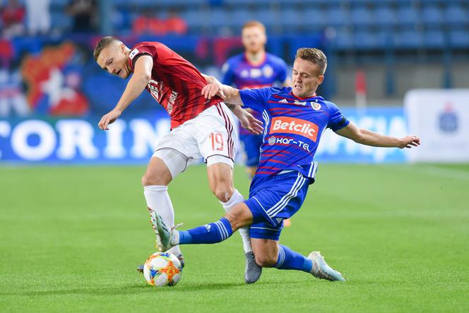 Dawid Niepsuj i Sebastian Milewski. Wisła Kraków - Piast Gliwice