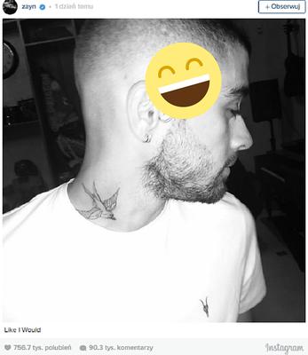 ZAYN ma nowy tatuaż... na twarzy! Fanki wokalisty oburzone!