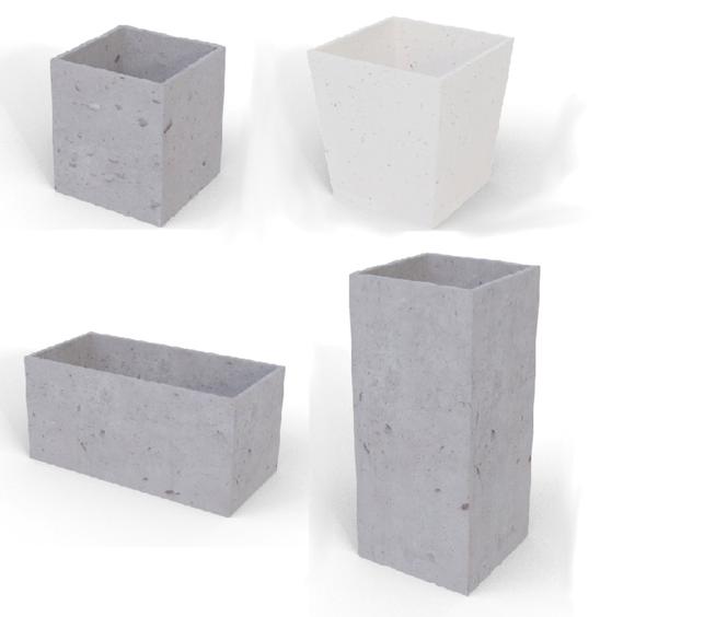 Donice z betonu architektonicznego