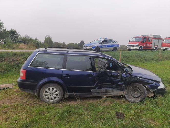 Dąbrowa Białostocka. Kobieta nie ustąpiła pierwszeństwa. Jedna osoba ranna