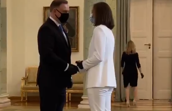 Andrzej Duda i Iga Świątek