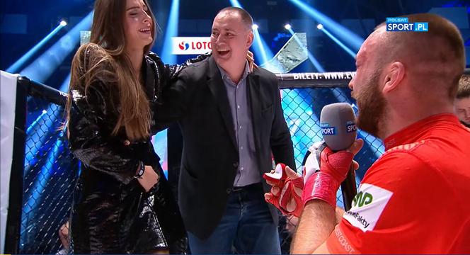 Wojciech Janusz oświadczył się po walce na FEN 27