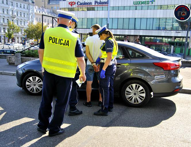 Policja kontrolowała przewoźników w centrum miasta