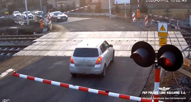Przejazd kolejowy w Jaworznie