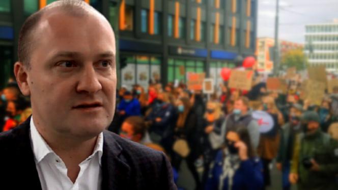 Piotr Krzystek o protestach kobiet