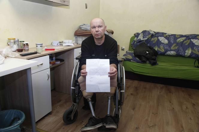 Inwalida niedługo zostanie na bruku