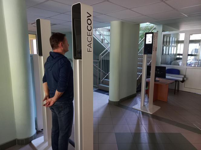 Prototyp urządzenia FaceCOV