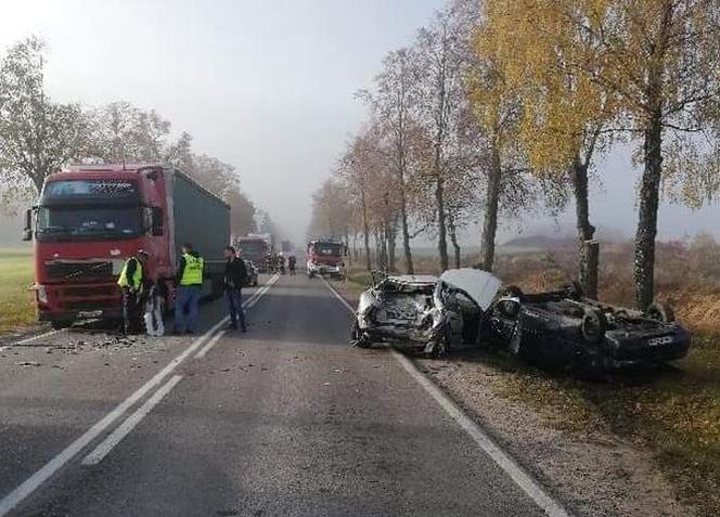 Kolejny wypadek w Podlaskiem. Jedna osoba ranna