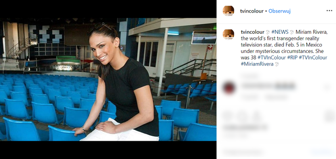Miriam Rivera nie żyje