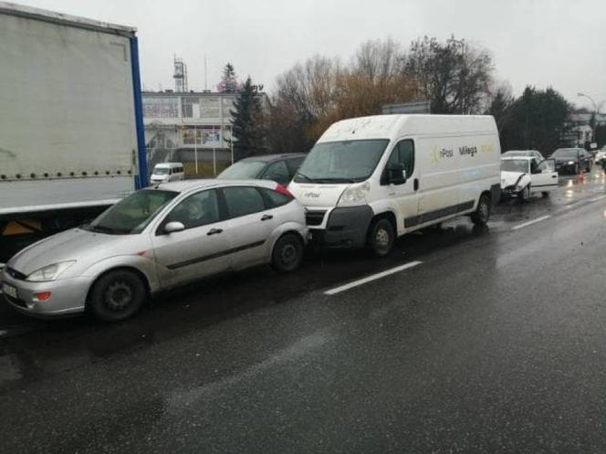 Karambol w Sandomierzu!