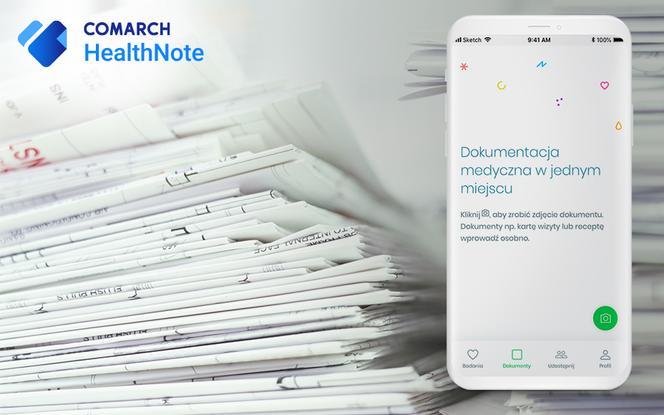 Aplikacja Comarch HealthNote