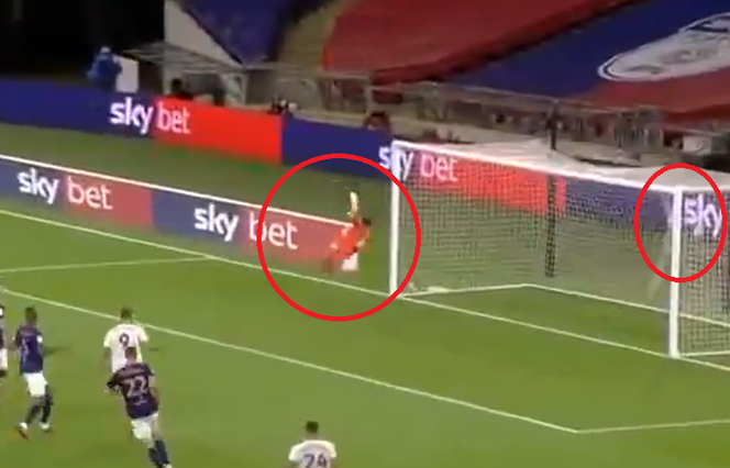 Akcja w finale baraży o Premier League