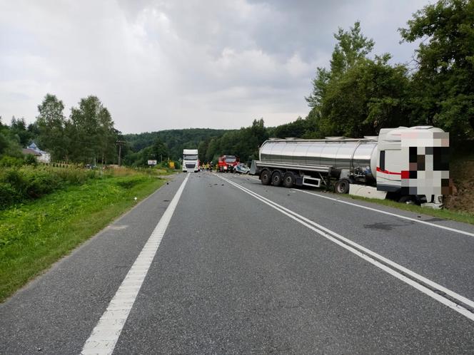 Tragiczny wypadek w Lutczy. 33-letni kierowca zginął na miejscu