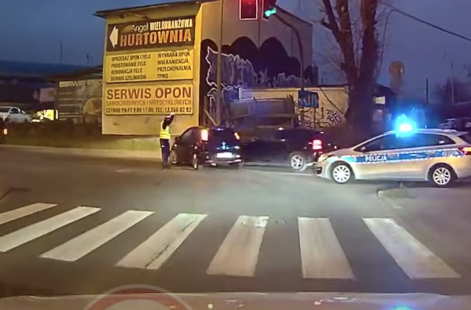 Kierowca Fiata spowodował kolizję