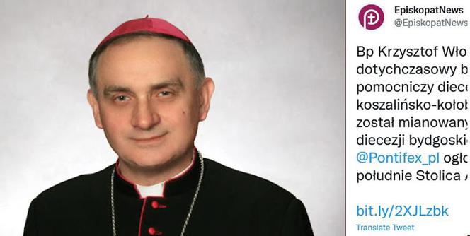 Papież wyznaczył nowego biskupa bydgoskiego! Został nim bp Krzysztof Włodarczyk