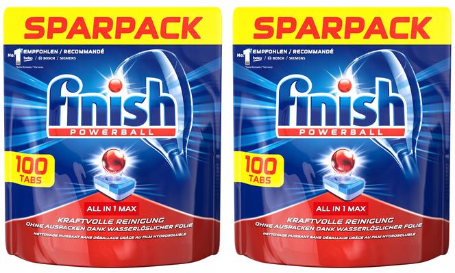 Finish tabletki do zmywarek All in One Max 200 szt.